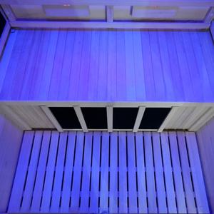 Sauna Infrarroja Certificada por SAA, Sauna Infrarroja para el Hogar, Sauna Infrarroja Combinada para 2 Personas con <span class=keywords><strong>Terapia</strong></span> <span class=keywords><strong>de</strong></span> Luz Roja - Product Image 6