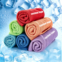 Serviette de sport rafraîchissante en microfibre super absorbante, personnalisée, la plus vendue, pour le tennis, la gym et la natation, douce et réutilisable