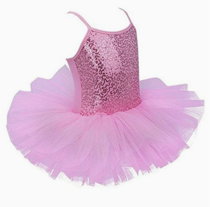 Vestido <span class=keywords><strong>de</strong></span> Ballet Brillante para Niñas, Leotardo <span class=keywords><strong>de</strong></span> Danza con Lentejuelas y Falda <span class=keywords><strong>de</strong></span> Tul, Disfraz <span class=keywords><strong>de</strong></span> Bailarina para Niñas - Product Image 3