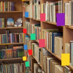 Colorful Plastic <b>Shelf</b> <b>Dividers</b> 6x12 Inches Rectangle Storage Organizers For Bookshelf Home Office Use Detachable Design - Product Image 3