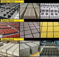 QT15-15 Kerb Stone Concrete Brick Block Making Machine Price with German Technology Concrete Interlocking Bricks Making Machine