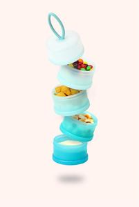 Distributeur <span class=keywords><strong>de</strong></span> <span class=keywords><strong>lait</strong></span> infantile 4 couches, boîte <span class=keywords><strong>de</strong></span> <span class=keywords><strong>rangement</strong></span> portable pour <span class=keywords><strong>lait</strong></span> <span class=keywords><strong>en</strong></span> <span class=keywords><strong>poudre</strong></span> et collations pour les voyages - Product Image 5