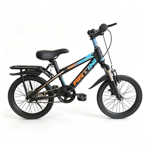 Vélo de montagne pour enfants de 16 pouces pour garçons et filles avec fourche à suspension avant, cadre en acier carbone, freins à tambour, porte-bagages arrière - Product Image 6