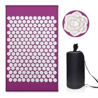 Ensemble tapis d'acupression et oreiller avec sac Relaxation musculaire Soulagement du stress Sciatique Oreiller anti-douleur