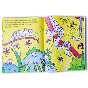 Livres d'autocollants créatifs pour enfants Autocollants amusants Autocollants <span class=keywords><strong>de</strong></span> coloriage personnalisés Autocollants <span class=keywords><strong>de</strong></span> service d'impression <span class=keywords><strong>de</strong></span> papier pour bébé tout-petit - Product Image 2