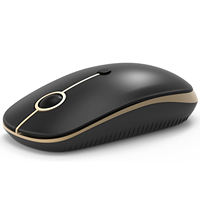 Boutons de mode et souris optique de bureau DPI sans fil silencieuse pour ordinateur portable de bureau