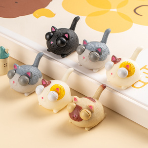 Jouet anti-stress amusant en forme de dessin animé, jouet à presser avec des yeux qui sortent, jouets animaux, jouets de décompression - Product Image 4