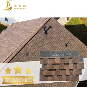 Prix d'usine standard américain, bardeaux de toiture en asphalte architecturaux à double couche, matériau pour toiture en bois, Thaïlande, Inde - Product Image 4