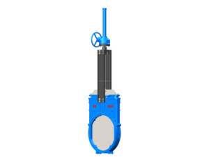 Vanne à lame coulissante bidirectionnelle en fonte DN800 32 pouces PN10, grande taille, spécifique à l'industrie, type Clarkson - Product Image 1