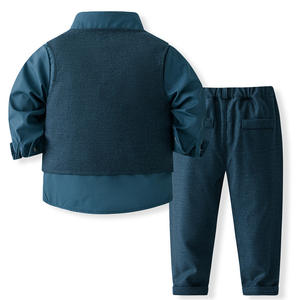 Nouveau printemps garçons robe costume en Style anglais enfants gilet Performance chœur petit costume pour l'automne et l'été pour fille aussi - Product Image 2