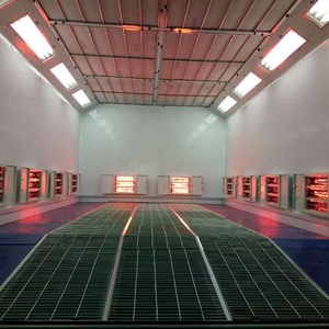 Cabine de peinture infrarouge économique et personnalisable QX500A de 4 mètres de haut avec ventilateur d'extraction pour voitures - Product Image 4