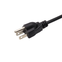 Cordon d'alimentation américain à 3 broches homologué, directement de l'usine, IEC C13 10A/13A/15A, longueur OEM, pour appareils électroménagers