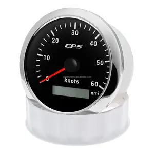 Speedometer GPS lampu latar, Odometer 85mm 120KMH 200km/jam dengan perjalanan melewati tanah 8 warna lampu latar