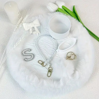 JM Bouilloire portable en acier 40OZ à prix abordable, avec décoration en forme de tasse et accessoires en gel de silice, et jouet en peluche pour fille