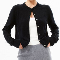 Produits en promotion OEM/ODM – Cardigan pour femme à manches longues, plusieurs couleurs au choix, en 100 % laine mérinos avec boutons