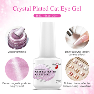 <span class=keywords><strong>Vernis</strong></span> à ongles en gel œil de chat personnalisé en cristal, <span class=keywords><strong>vernis</strong></span> à ongles en gel magnétique flash 15 ml, <span class=keywords><strong>semi</strong></span>-<span class=keywords><strong>permanent</strong></span>, à faire tremper, vegan, pour salon de manucure - Product Image 3