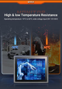 Écran <span class=keywords><strong>LCD</strong></span> industriel OEM 19,1 pouces 1440*900 HD-MI VGA EP, montage sur panneau, écran tactile capacitif/résistif/non tactile - Product Image 4