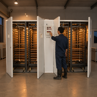 Incubateur d'œufs automatique 19712, couveuse industrielle pour volailles, machine intelligente d'éclosion d'œufs de poulet pour les exploitations à grande échelle