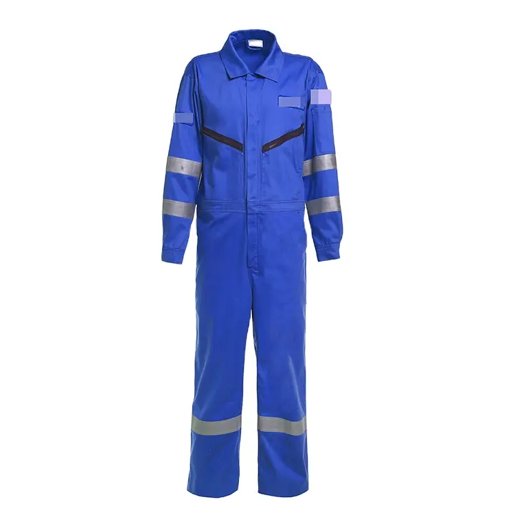 ブルーの高品質アラミド作業服、難燃性服、カスタマイズをサポート
