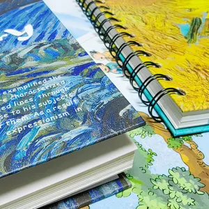 A4 8K Sketch Book Side Spiral Bound Sketch Pad Art Sketchbook Artistic Drawing Painting Writing Paper For Kids Adults Beginners