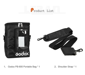 <span class=keywords><strong>GODOX</strong></span> เคสกระเป๋าใส่แฟลชแบบพกพา PB-600สำหรับ <span class=keywords><strong>GODOX</strong></span> <span class=keywords><strong>WITSTRO</strong></span> <span class=keywords><strong>AD600</strong></span> AD600B AD600BM AD600M - Product Image 4