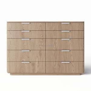 FERLY Ensemble de meubles modernes pour chambre à coucher Commode de luxe en bois massif de chêne avec <span class=keywords><strong>plusieurs</strong></span> tiroirs - Product Image 6