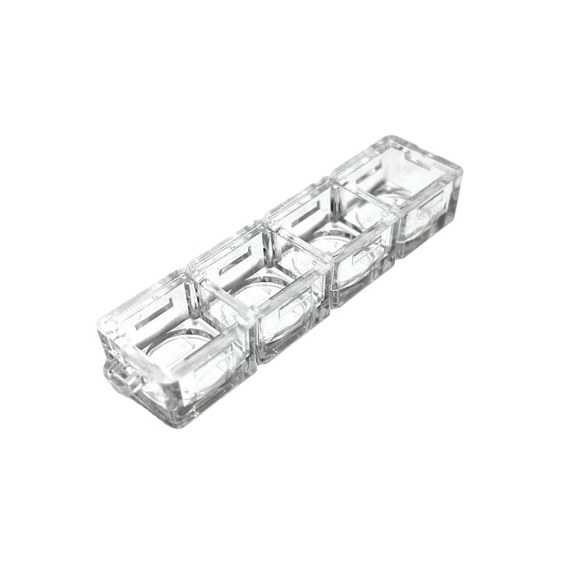 Factory Wholesale DIY PC Transparent Base for Key Mechanical Led Light Keyboard Keychain Fidget Clickers Keycap Keychain