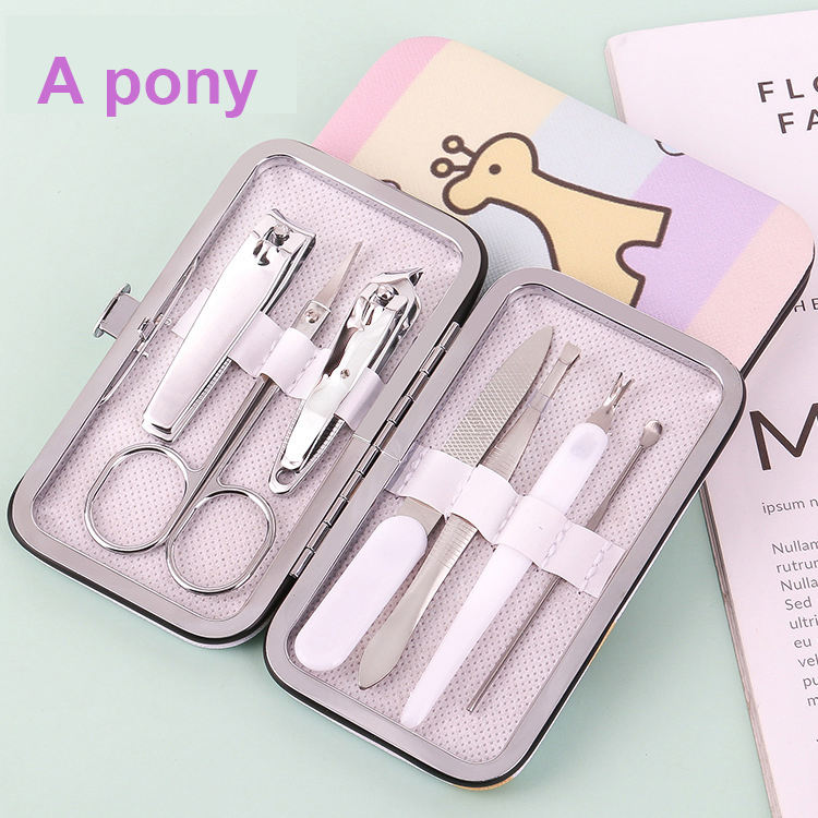 De dibujos animados de uñas (un Pony)