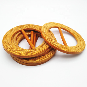 正式木质外观环保ABS圆形箱包皮带扣 - Product Image 2