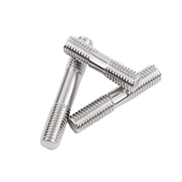 5pcs M8*35 M8*40 M8*45 201 Stainless Steel Stud Bolt Screw Lengthening Rustproof Fastener high quality