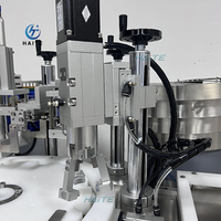 Machine de remplissage et de sertissage automatique HAITE pour flacons de soin de la peau, huiles essentielles, avec bouchon à bille, bouchon à vis, bouchon en aluminium