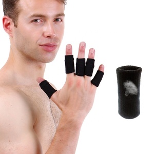 Finger Sleeves Protectors <strong>Splints</strong> Thumb Finger Brace Support 100% Nylon Breathable Elastic Lightweight Unisex for Finger - Product Image 5