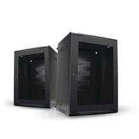 Armoire murale noire 27U 42U à succès de l'usine Ningbo Lepin, rack ouvert pour serveurs, armoire réseau 19 pouces pour salle informatique 5G