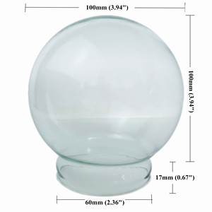 Copertura per Globo di <span class=keywords><strong>Neve</strong></span> in Vetro Trasparente da 100mm, Alta Qualità, Fai-da-Te, Tema <span class=keywords><strong>Angelo</strong></span> Dipinto a Mano, Oggetto da Collezione - Product Image 4