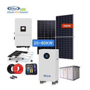 Sistema Solar Híbrido Completo Todo en Uno de 20kva 25kva 30kva 35kva 40kva, Sistema de Almacenamiento de Energía Solar Fuera de la Red para el Hogar - Product Image 1