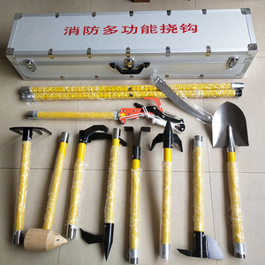 Firefighting Multi Functional Grappling Hook Set 13 Pcs Carbon Steel Durable Rescue Tool For Emergency Demolition - Product Image 3