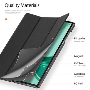 Custodia per Honor Pad X8a <span class=keywords><strong>DUX</strong></span> DUCIS Serie Domo, Cover Protettiva in Pelle PU con Supporto Pieghevole a Tre Ante - Product Image 2