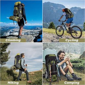 Mochila de Senderismo Plegable Ultraligera de Gran Capacidad para Montañismo, Viajes y Ocio - Product Image 5