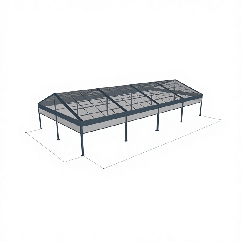 Custom Pergola with Fixed PC Roof