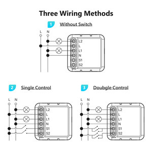 Módulo de Atenuación Inteligente WiFi Tuya de Gran Calidad con Atenuación Continua y Control por Voz, Requiere Línea de Fase y Línea Neutra, 2 Canales PST-D02 - Product Image 6