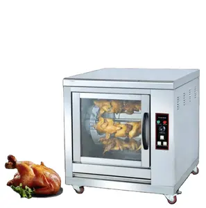 Electric Oven For Baking Chicken Rotary Oven That Can Roast 30 Chickens at the same time