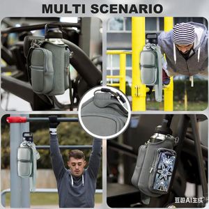 Bolso Bandolera Deportivo de Poliéster, con Porta Botella Magnético, para Gimnasio, Deportes al Aire Libre, Almacenamiento de Teléfono Móvil y Llaves - Product Image 5