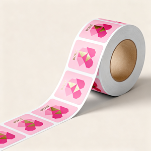 <strong>Custom</strong> <strong>Roll</strong> <strong>Labels</strong> Waterproof Vinyl With UV <strong>Printing</strong> and Hot Foil for Beverage Bottle and <strong>Food</strong> Jar Packaging - Product Image 3