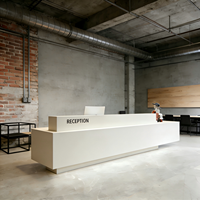Bureau de réception moderne personnalisé pour hall d'hôtel, bureau, espaces commerciaux - Design multifonctionnel
