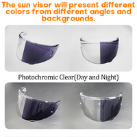 Nouvelle visière photochromique K3 pour casque de moto K3 2206 GT6, écran de protection solaire, pare-brise, protection UV, anti-buée