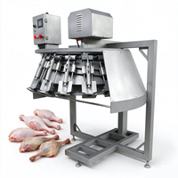 Machine automatique de désossage des cuisses et des ailes de poulet pour l'abattage de volailles