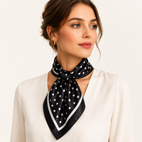 Service de personnalisation de motifs et de logos pour marque privée – Foulard en soie sur mesure pour la fête des Mères, idéal pour un usage quotidien et promotionnel, pour femme
