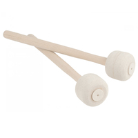 Mallettes de percussion en bois pour grosse caisse de marche avec tête en feutre – Vente chaude