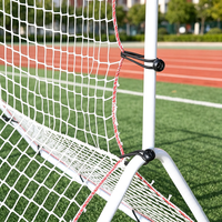 Récepteur de ballon de football à cadre métallique robuste, 4 directions, filet de rebond, montage facile, pour jeunes, entraînement de tir et de passe, Vance Sports
