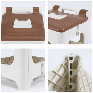 كرسي كرسي قابل للطي قابل للطي 80 قطعة من البلاستيك الصغير خفيف الوزن محمول في اليابان ، كرسي كرسي كرسي قابل للطي للأطفال للتخييم في الهواء الطلق - Product Image 6